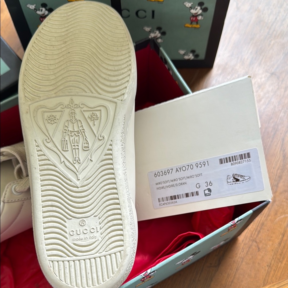 Limited Edition Disney X Gucci Ladies Shoes - Picture 2 of 5